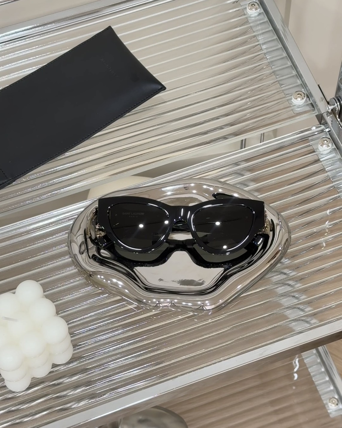 YSL｜ SL M94 墨鏡 金標黑色