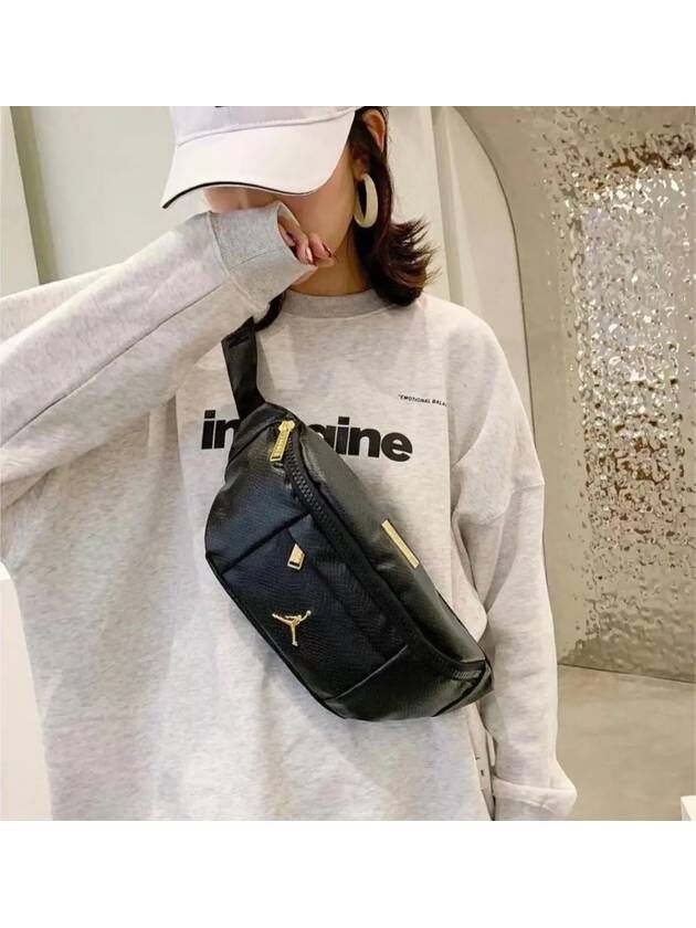 【代購】 NIKE JORDAN  CROSS BODY 飛人 黑金 側背包 斜背包 腰包