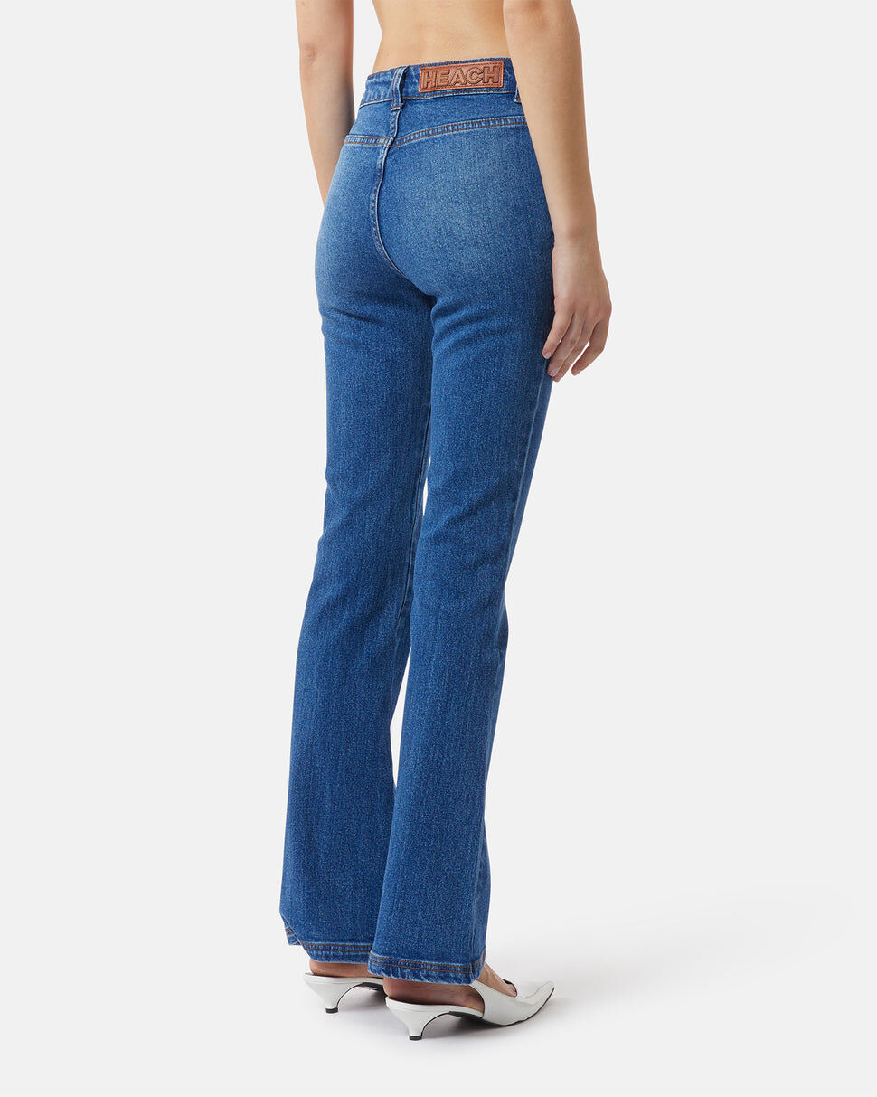 【Silvian Heach】修伸長腿單寧長褲