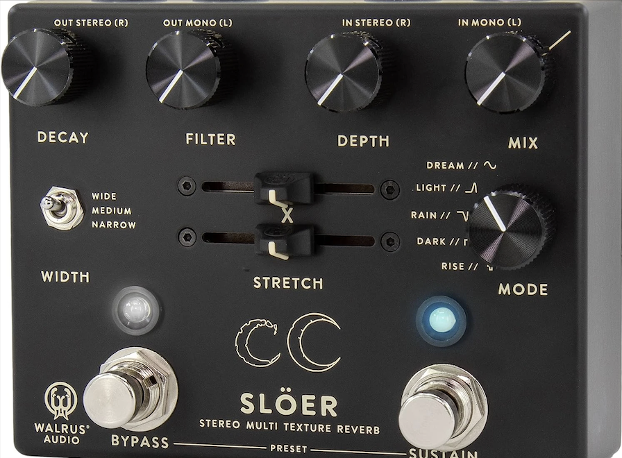 Walrus Audio SLOER Stereo Ambient Reverb 混響效果器