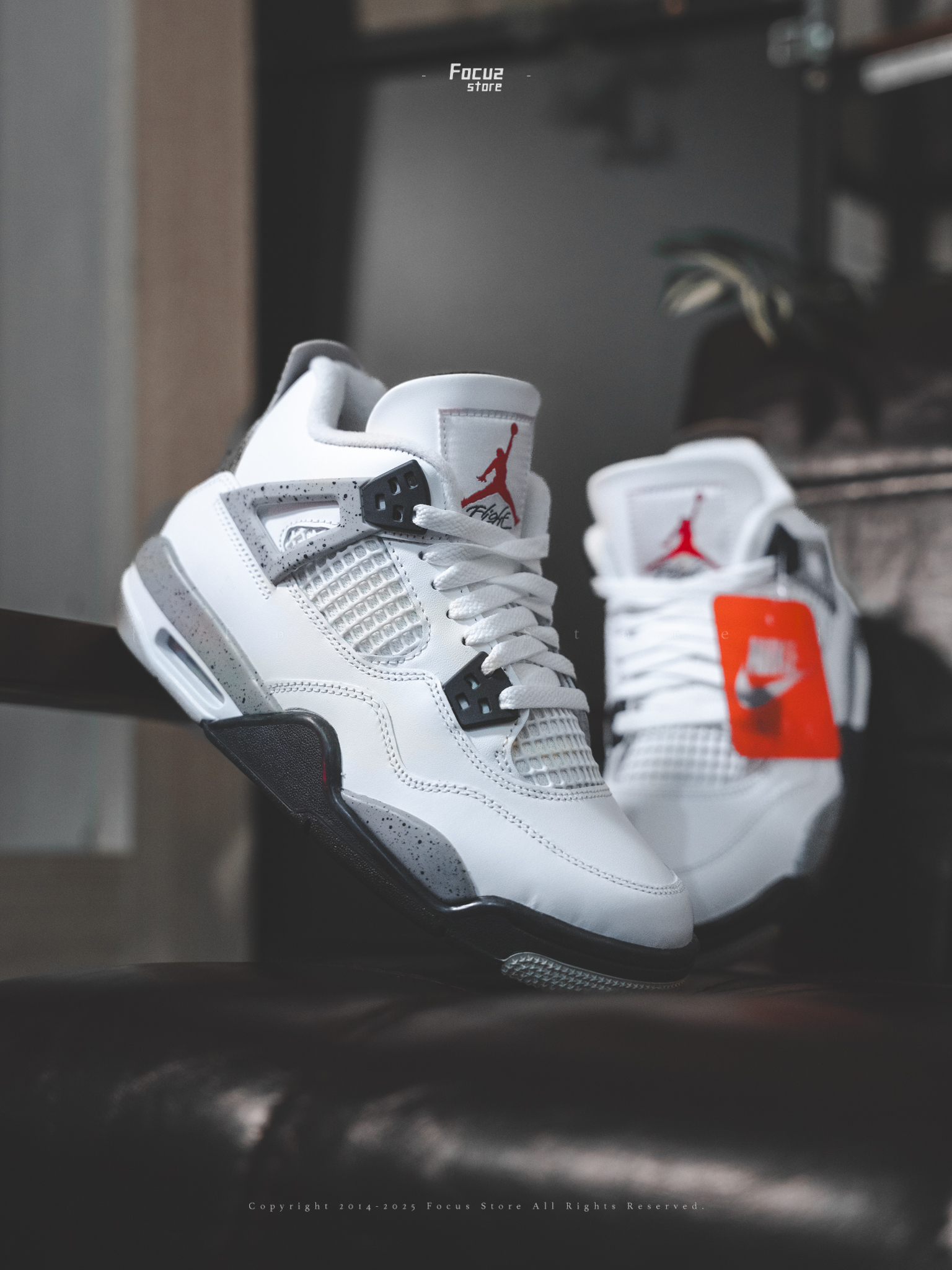 【Focus Store】現貨秒發 Nike Air Jordan 4 "White Cement" 白水泥 FV5029-100
