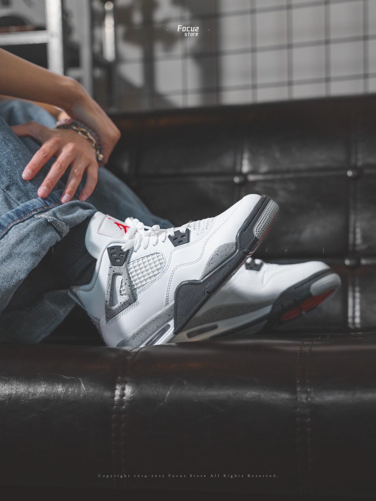 【Focus Store】預購 Nike Air Jordan 4 GS "White Cement" 白水泥 大童款 IB4171-100