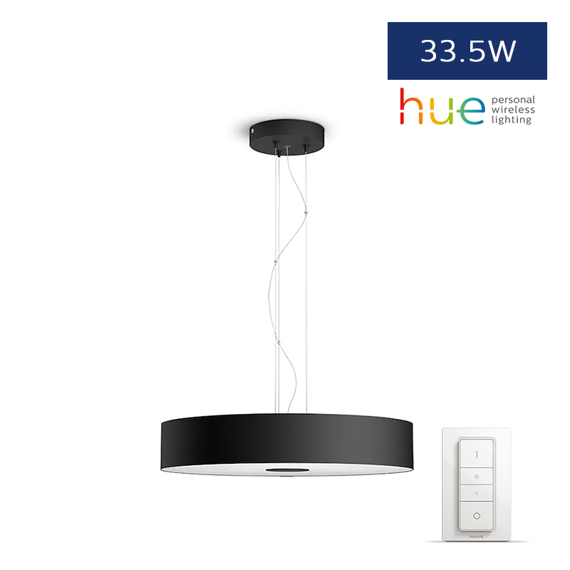 Hue Fair Pendant Light (Black)