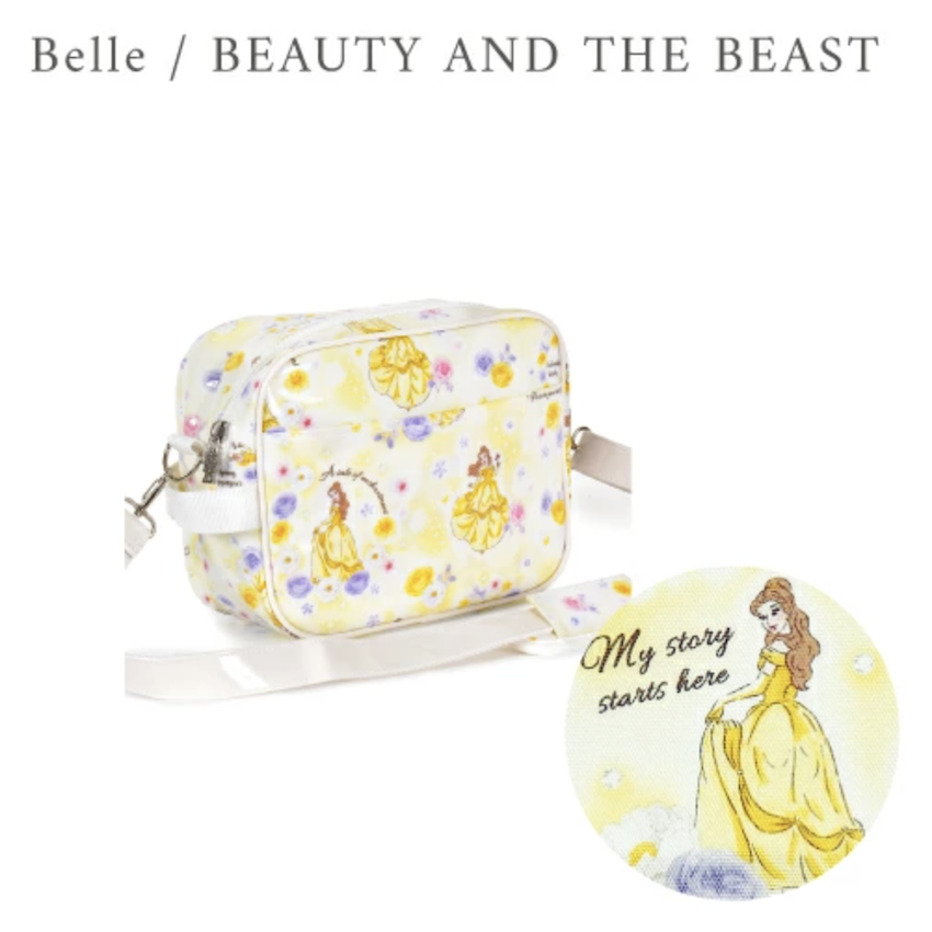 日本 Disney Disney Princess 兒童斜孭袋 - Belle