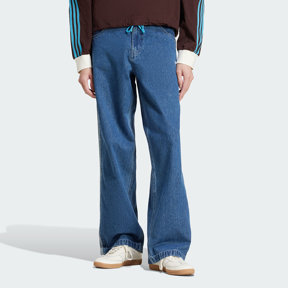 Adidas Denim FB PT 男款 牛仔藍色 運動 休閒 牛仔褲 口袋 三葉草 愛迪達 長褲 JC6234