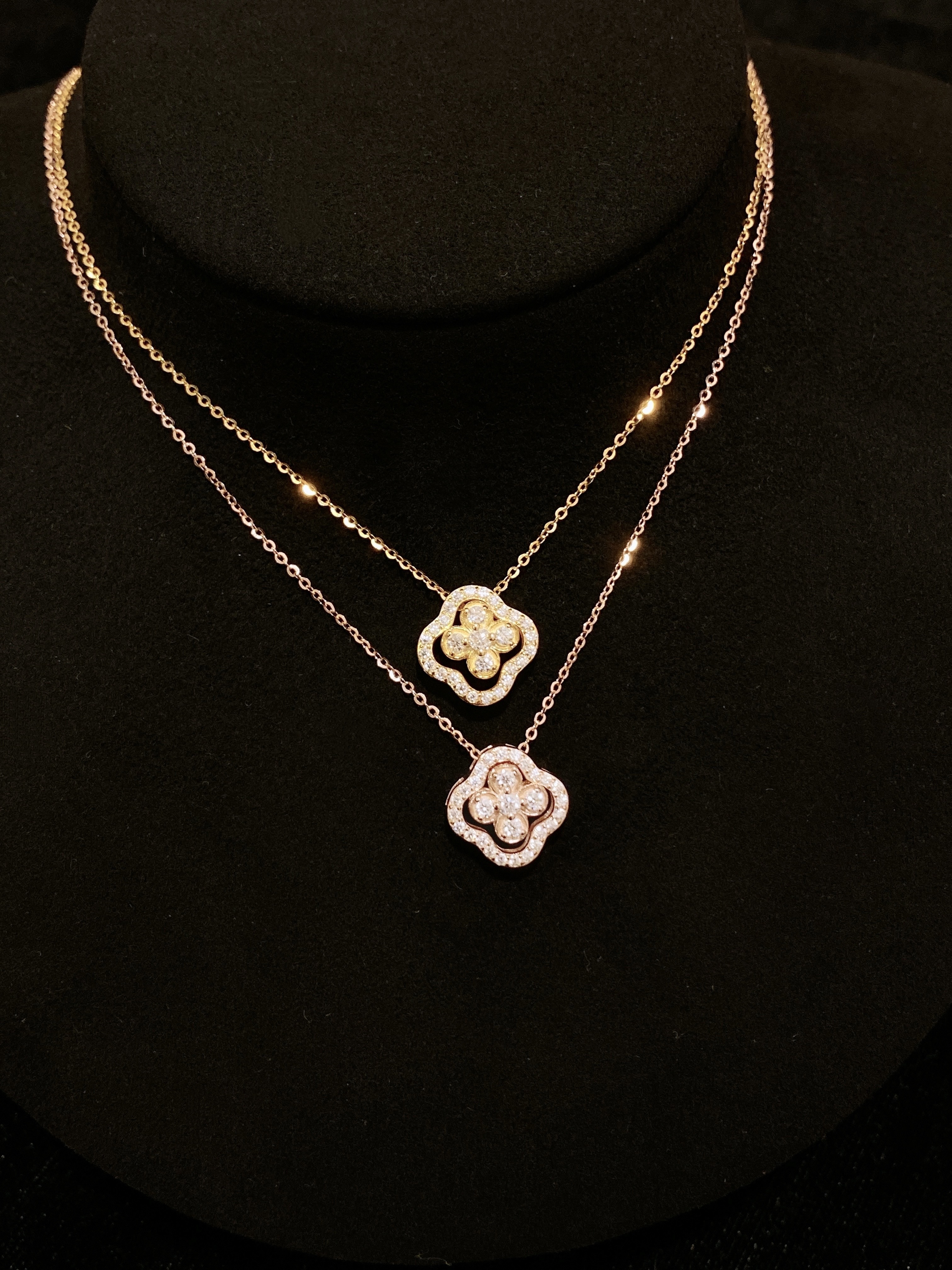 Ayla moissanite necklace