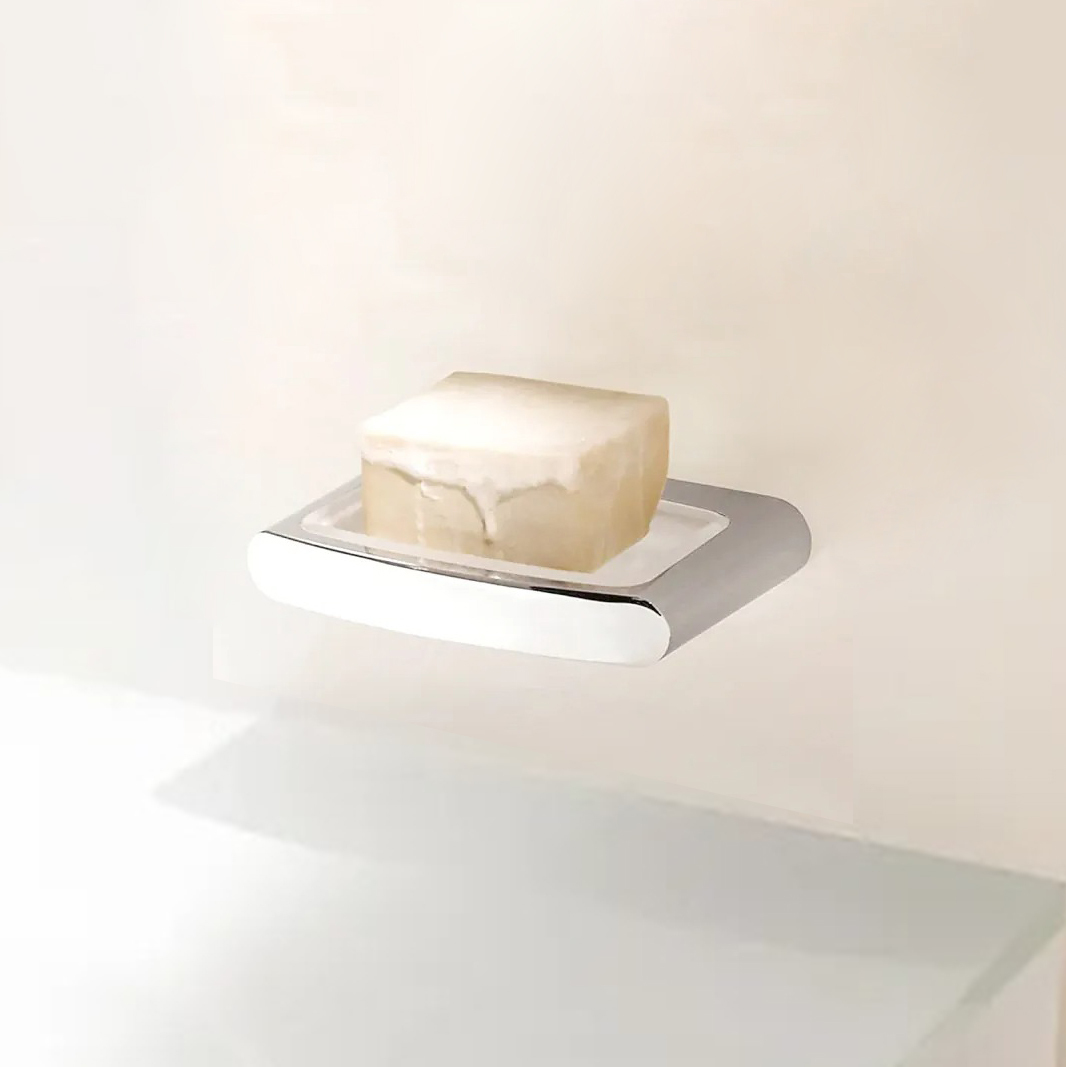 KEUCO｜Elegance 壁式皂架（鉻色）11655019000