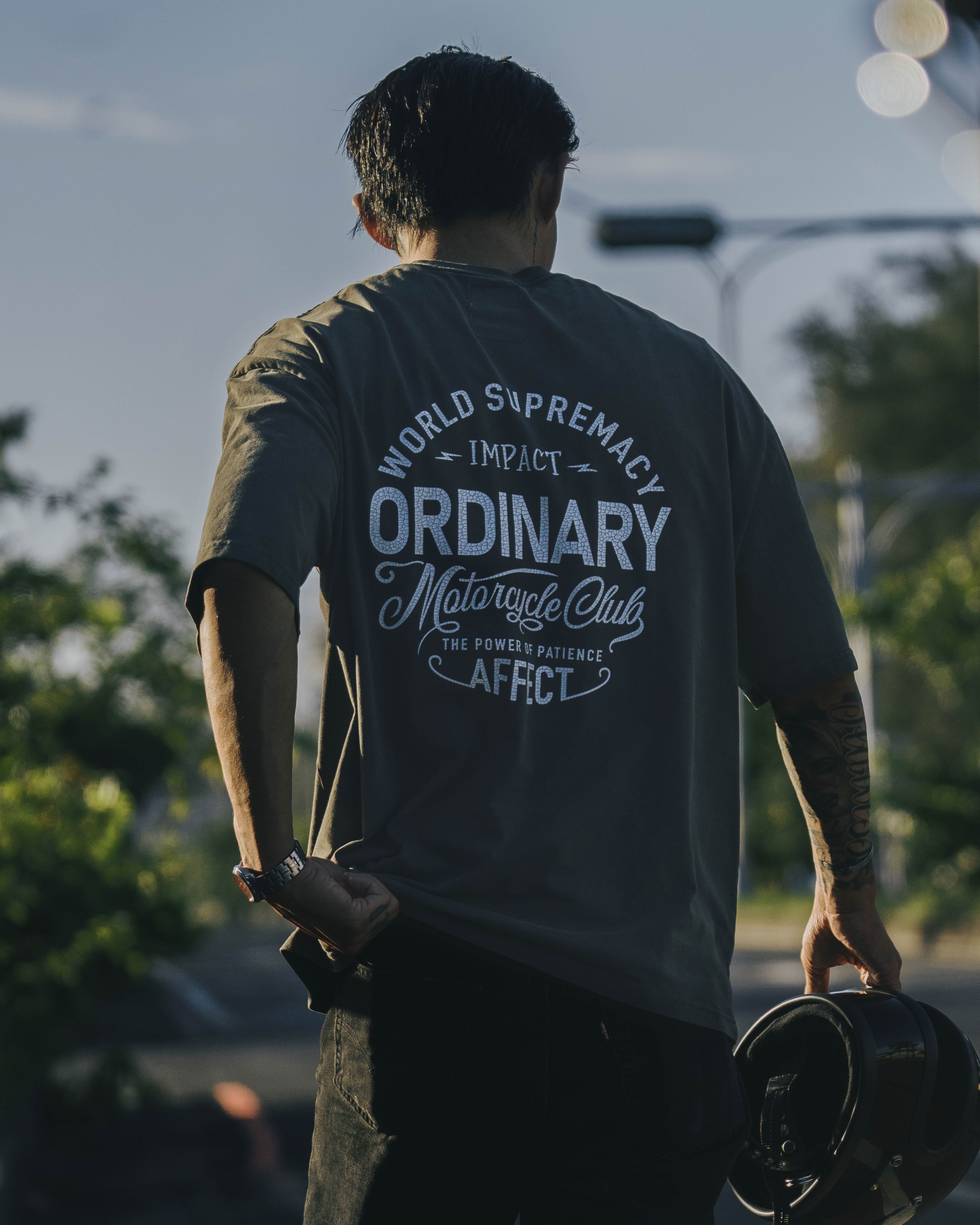 Ordinary 騎士精神水洗短TEE