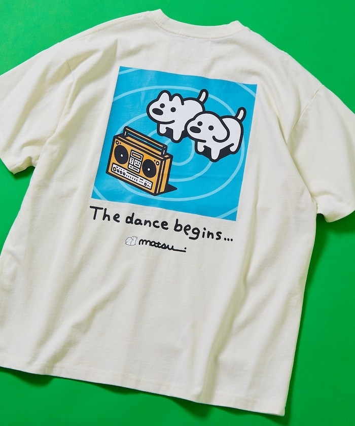 預購┃聯名 Matsui × FREAK'S STORE 松井 跳舞 音樂 狗狗 口袋 短T 短袖