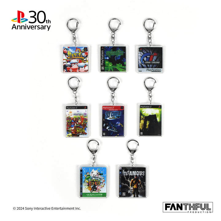 FANTHFU 代理版 盒玩 PlayStation 30周年 壓克力鑰匙扣 全8種 隨機出貨
