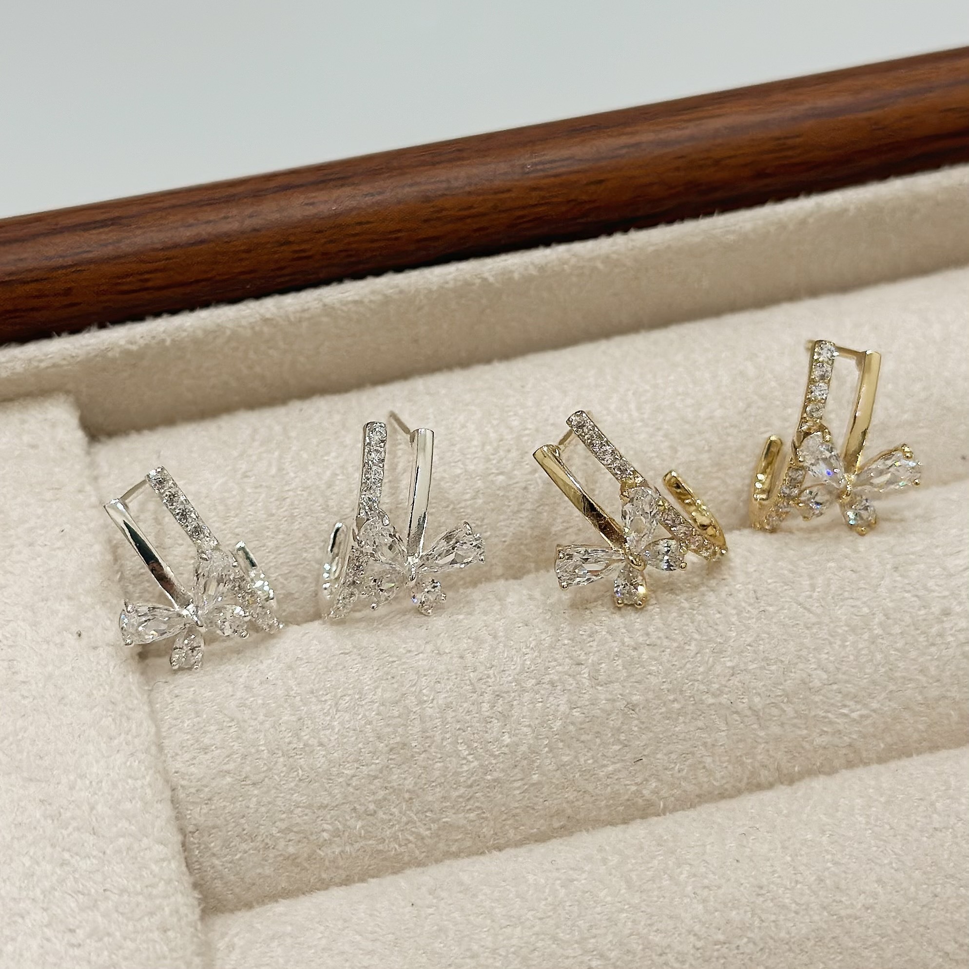 B314排鑽蝴蝶結C字圈