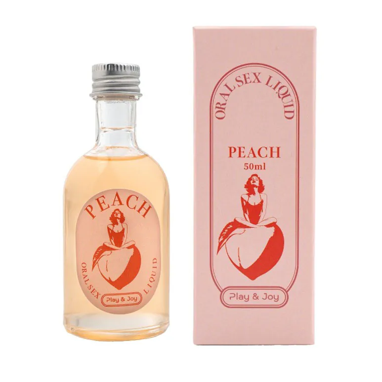 PLAY & JOY Peach Cocktail Flavor Oral Sex Lubricant 50ml
