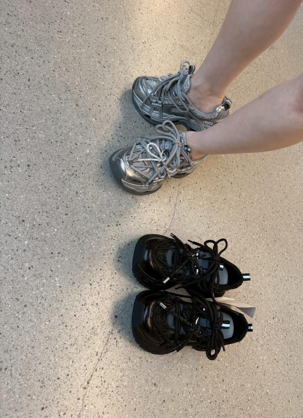 JU4335 型格厚底老爹鞋