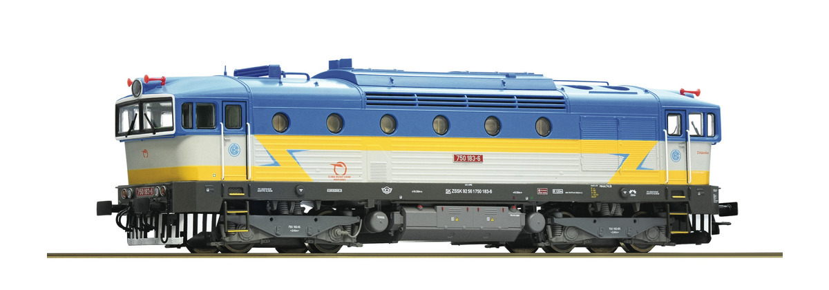 Roco 7300056 HO規 750 183-6，ZSSK 斯洛伐克國家鐵路的柴油機車