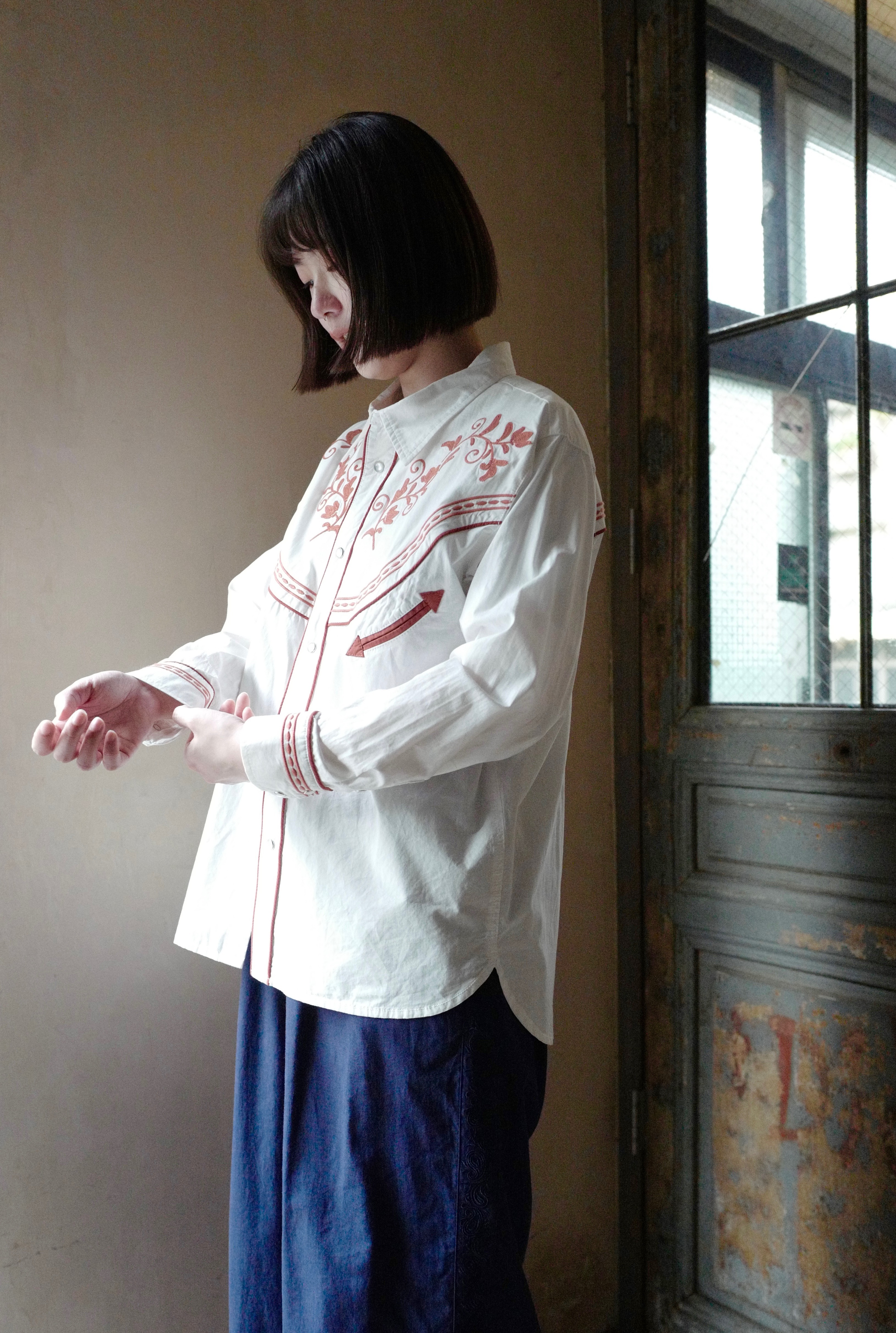 HOUSTON EMBROIDERY WESTERN SHIRT