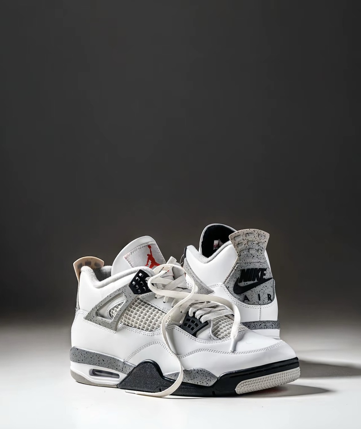 NIKE AIR JORDAN 4 RETRO WHITE CEMENT 男女復古籃球鞋 白水泥-FV5029100