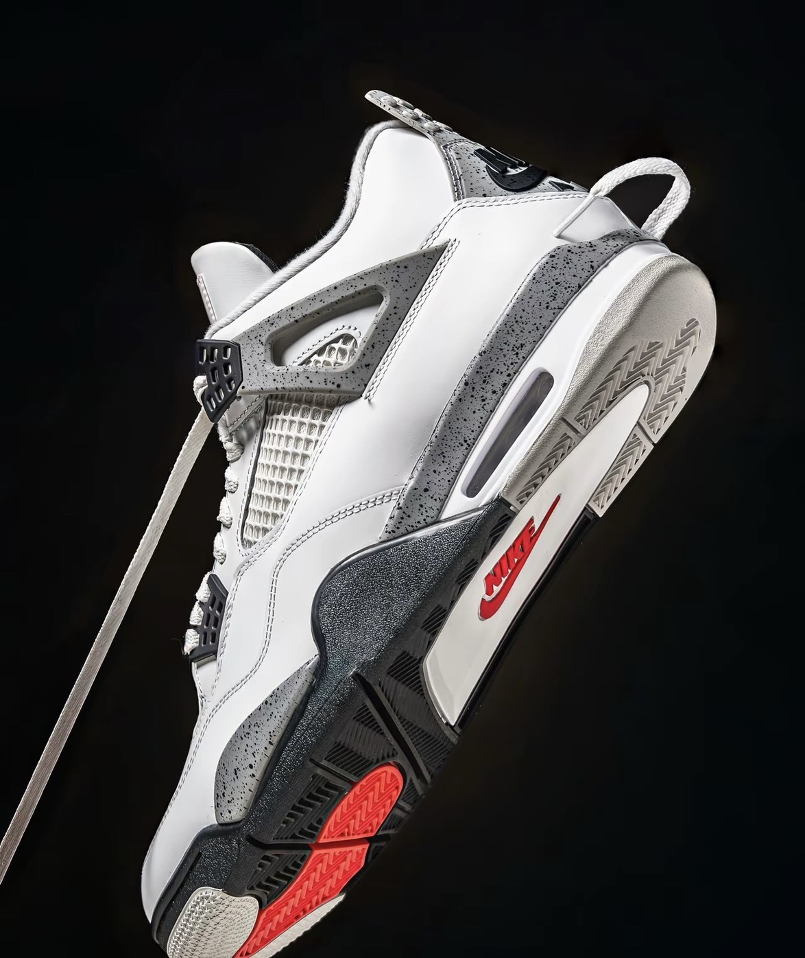 NIKE AIR JORDAN 4 RETRO WHITE CEMENT 男女復古籃球鞋 白水泥-FV5029100