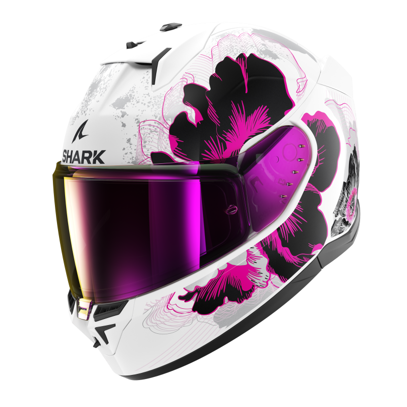 SHARK D-SKWAL3 MAYFER 白灰桃 彩繪