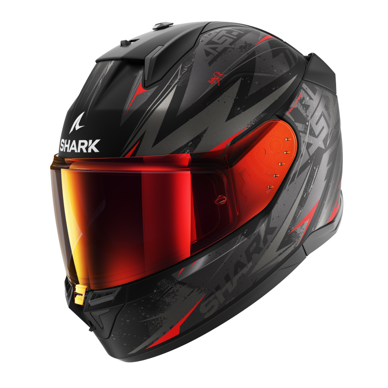 SHARK D-SKWAL3 BLAST 黑紅 彩繪