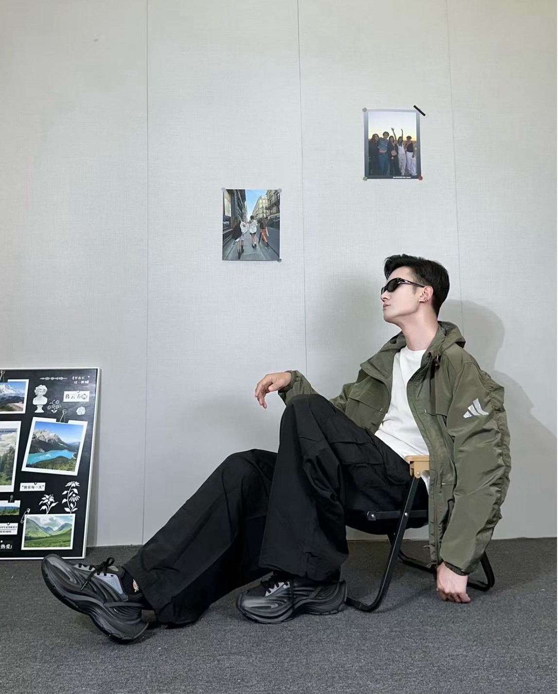 adidas XLG MTW 黑色跑步鞋（男女同款）