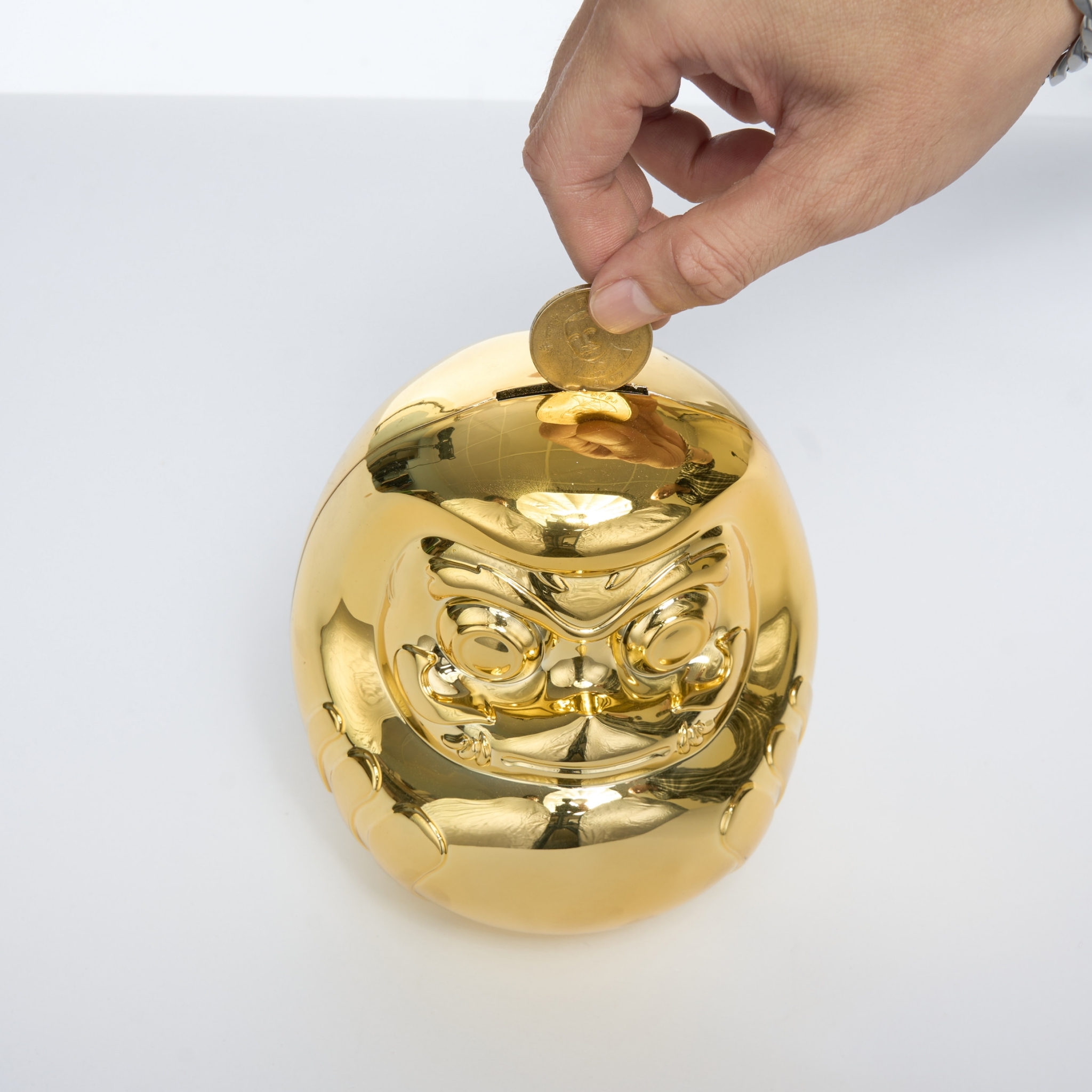 XCTRL 元気DAMO存錢筒達摩-鍍金