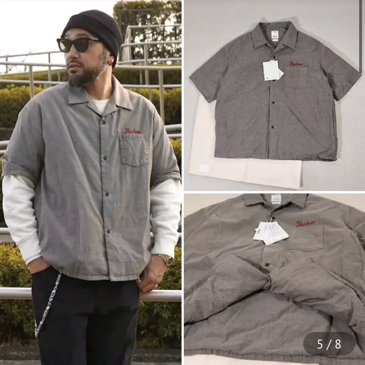 最後價格 LAST PRICE: VISVIM WALLIS (DOWN) SHIRT S/S *羽絨 - BROWN SIZE 4 IN STOCK NOW (現貨發售中)
