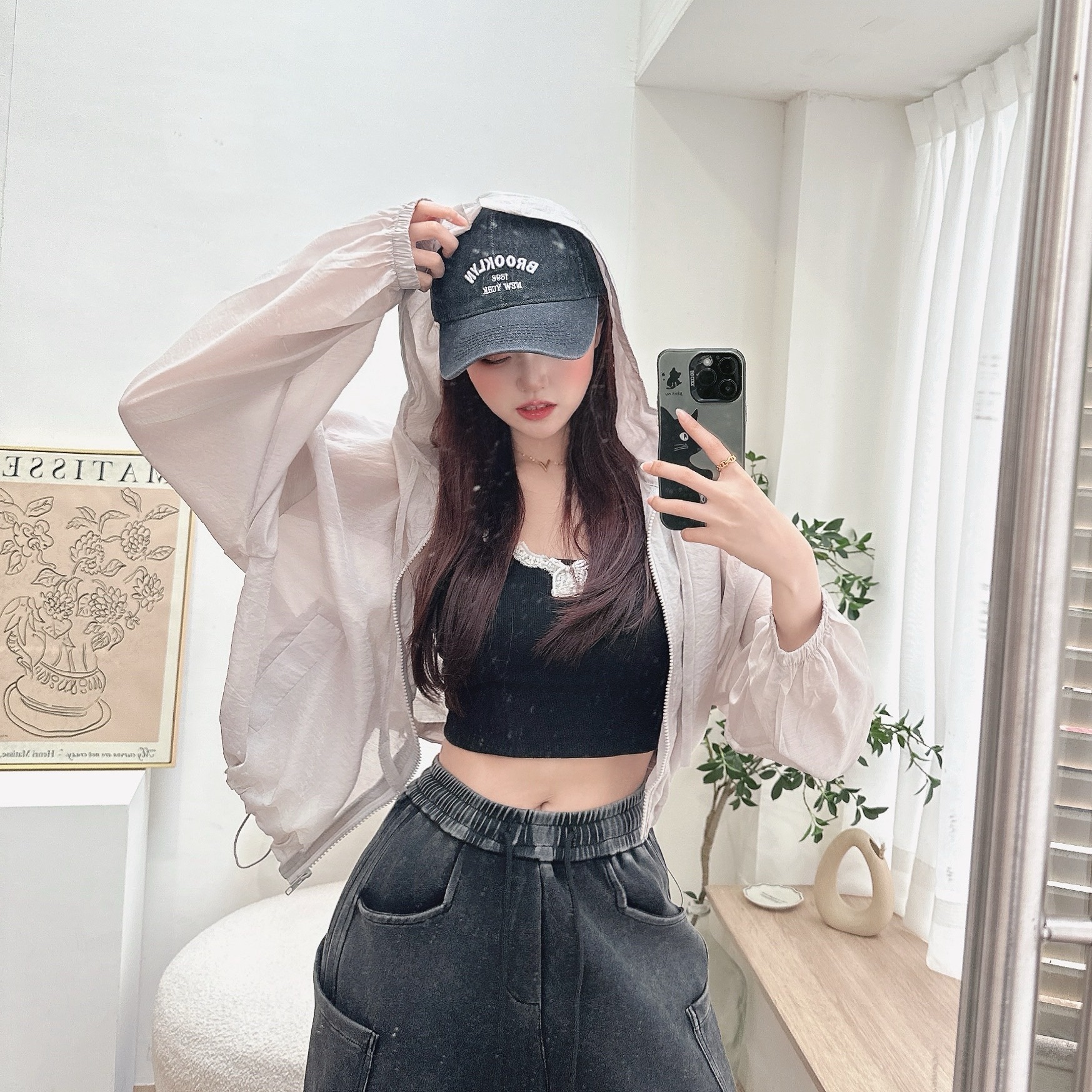 輕薄透膚罩衫外套/四色