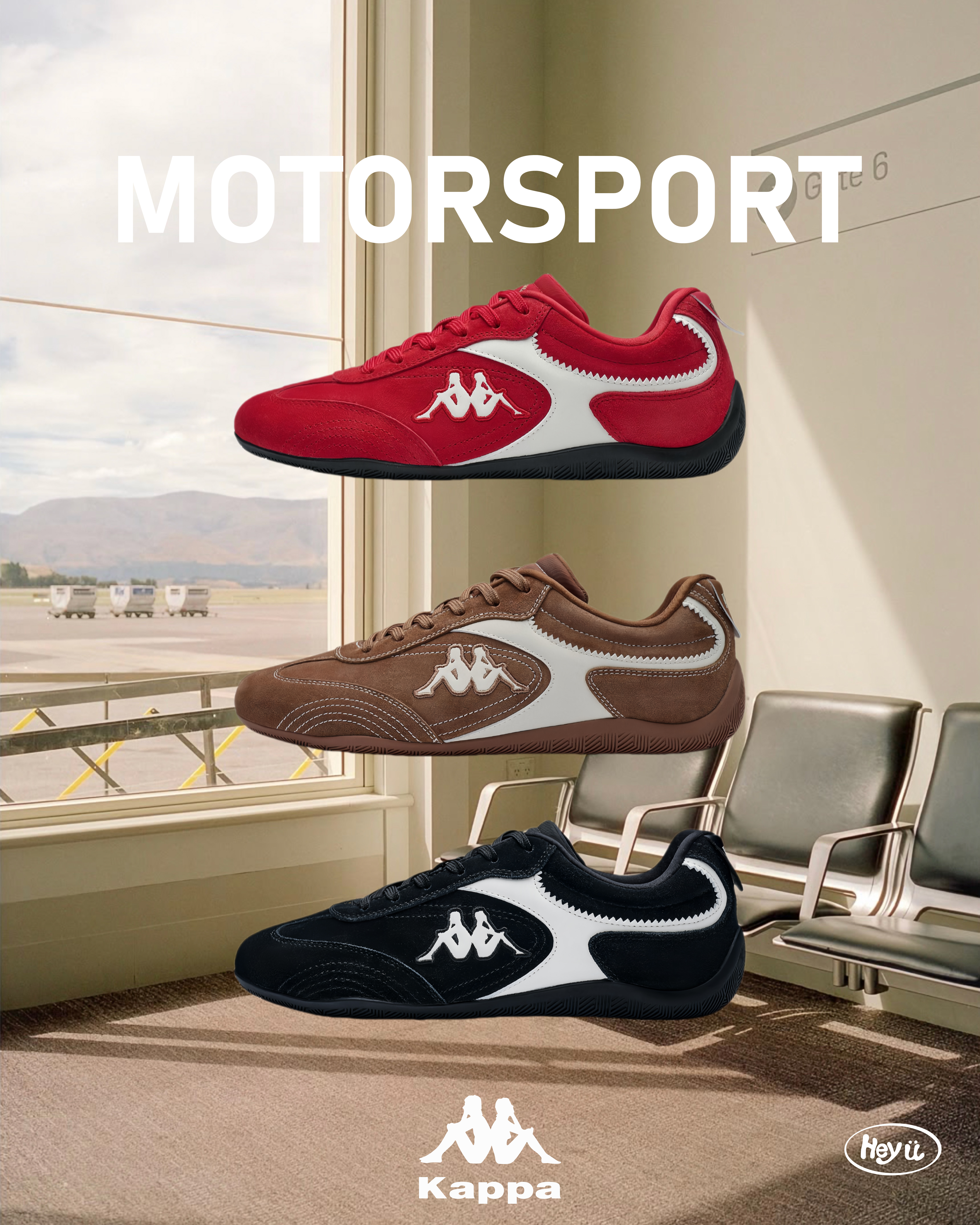 KAPPA MOTORSPORT (紅/咖/黑)