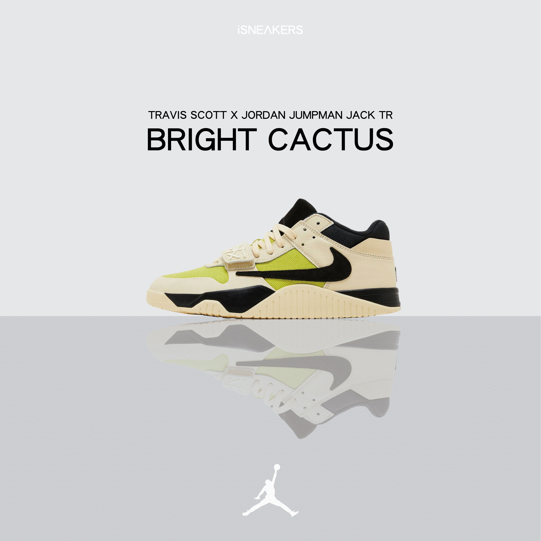 iSNEAKERS｜Travis Scott x Jordan Jumpman Jack TR "Bright Cactus" 仙人掌綠 倒鉤 FZ8117-102