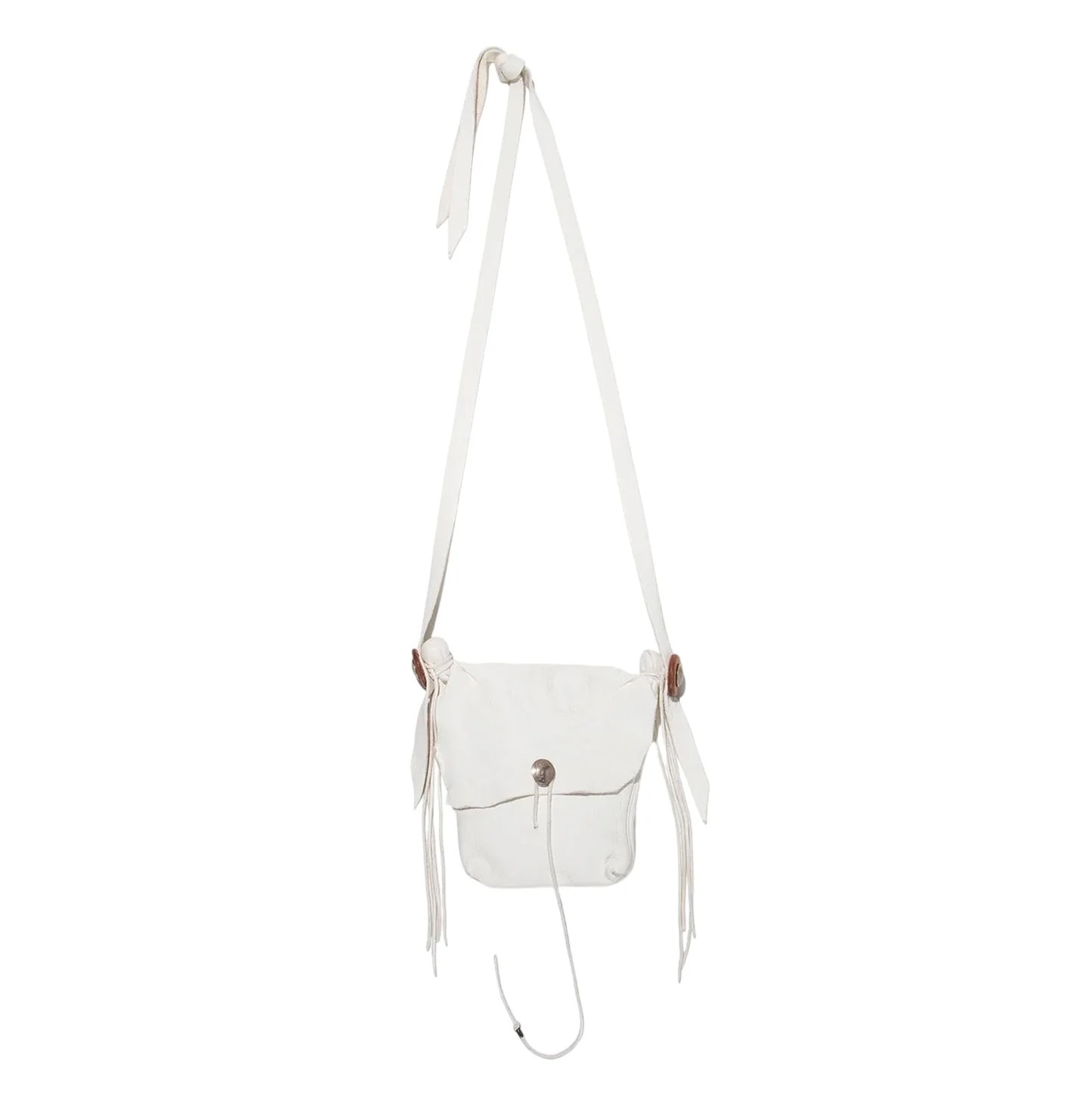 BOWWOW DEER SKIN BAG LEATHER - WHITE PRE ORDER ITEM (預訂中)