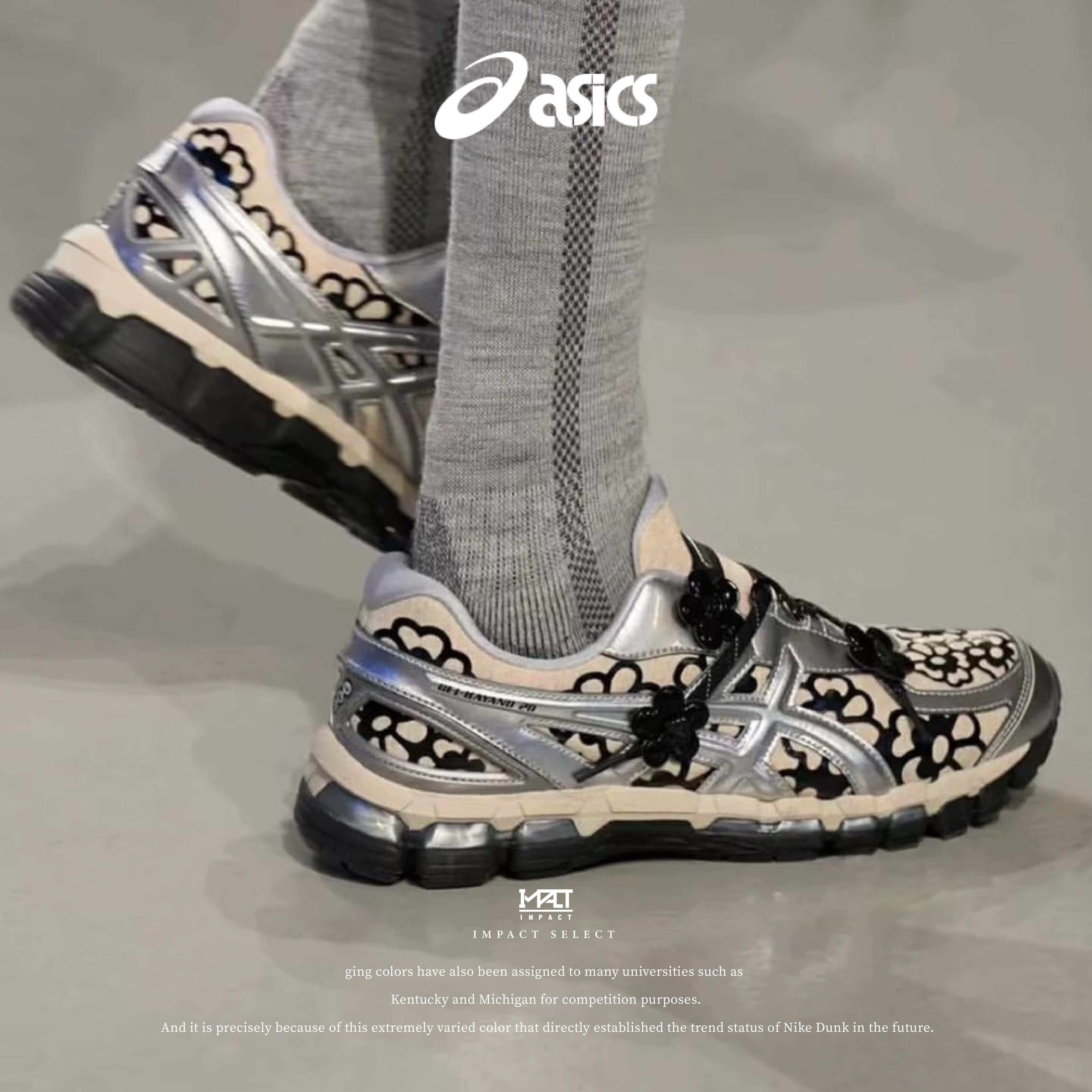 Cecilie Bahnsen Asics 亞瑟士 花花 白武士 瑪莉珍鞋 1203A984-250