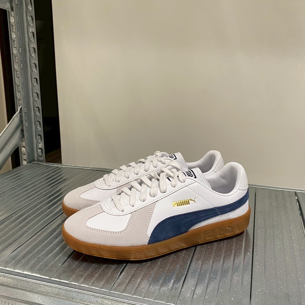 Puma Army Trainer 麂皮 海軍藍 休閒鞋 386607-17