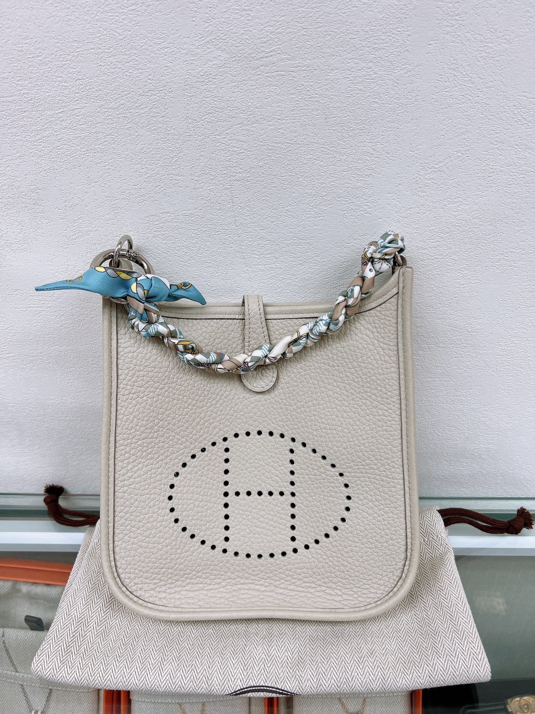 Hermes mini evelyne (beton/PHW/stamp U)