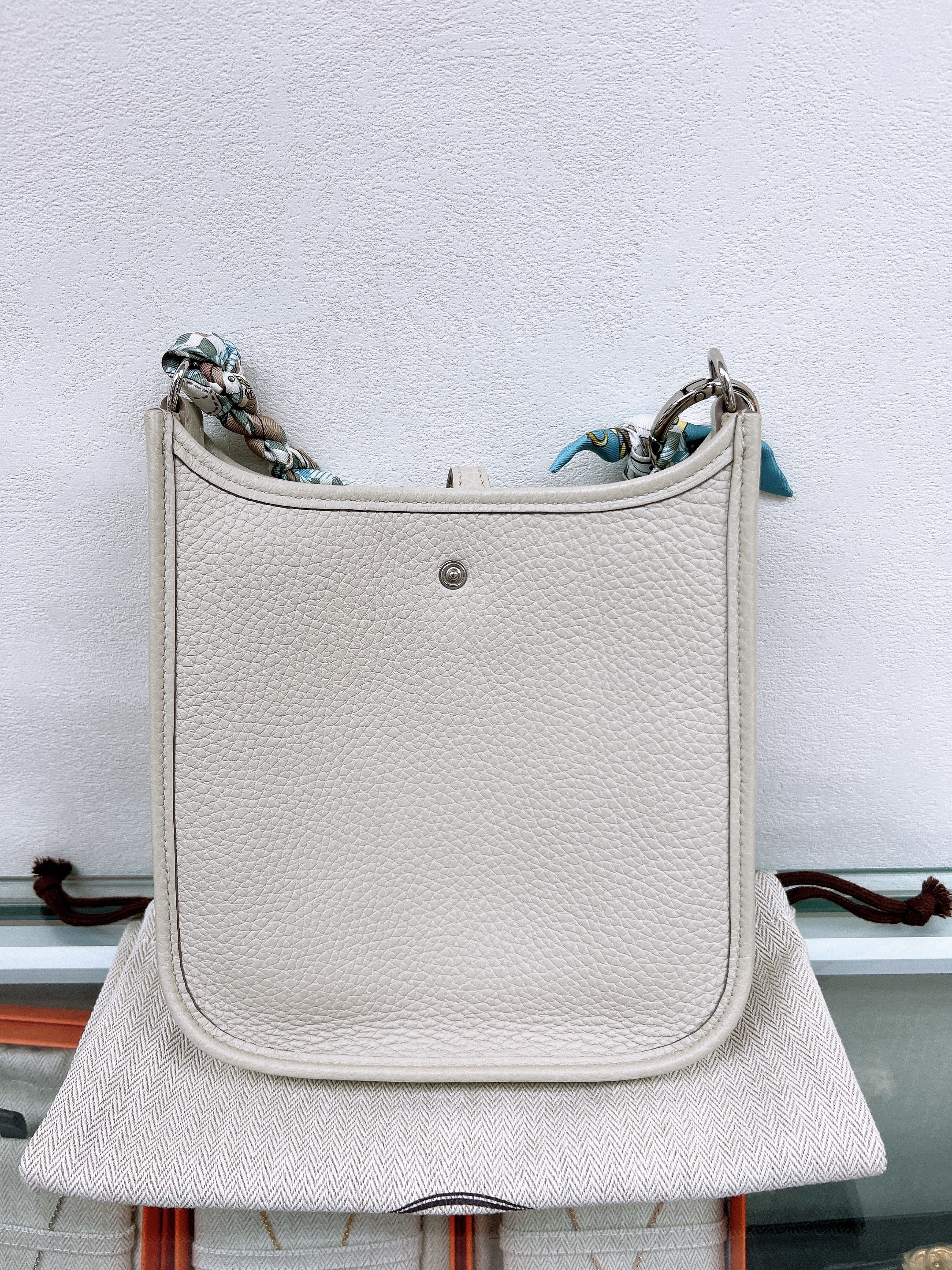 Hermes mini evelyne (beton/PHW/stamp U)