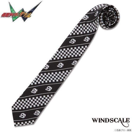 230941 Pbandai 預訂 2025/7月 仮面ライダーW　仮面ライダースカル　チェックボーダーネクタイ