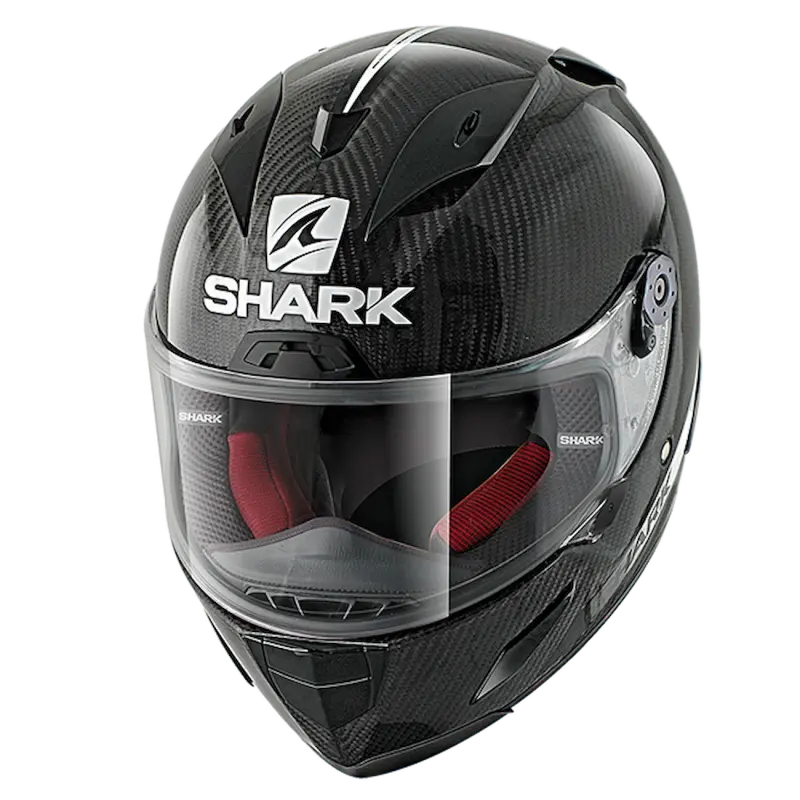SHARK RACE-R PRO CARBON BLANK 亮黑碳纖維 素色