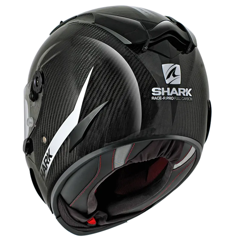 SHARK RACE-R PRO CARBON BLANK 亮黑碳纖維 素色