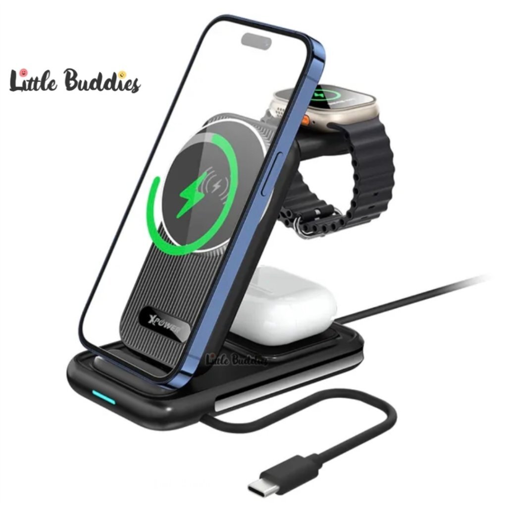 XPower 5合1 MagSafe 24W無線充電座