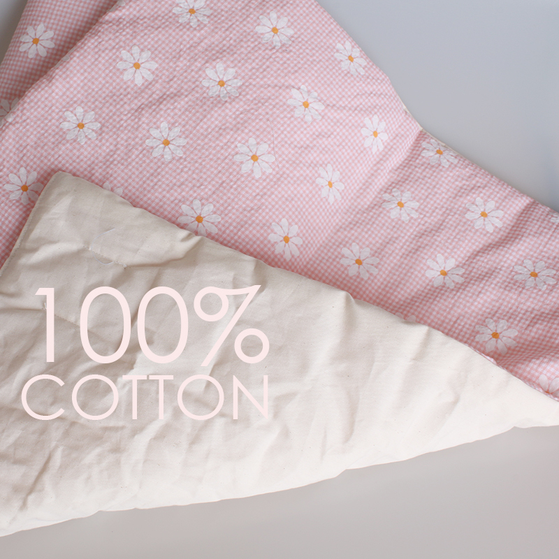 OOPS!｜ Baby Duvet 寶寶被 - 粉格小花