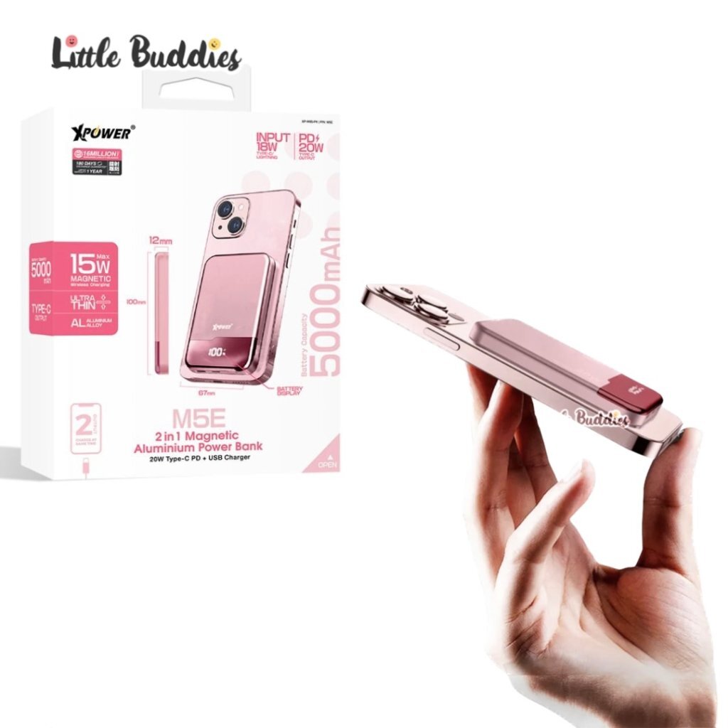 XPower 鋁合金超迷你 PD3.0 磁吸無線外置充電器