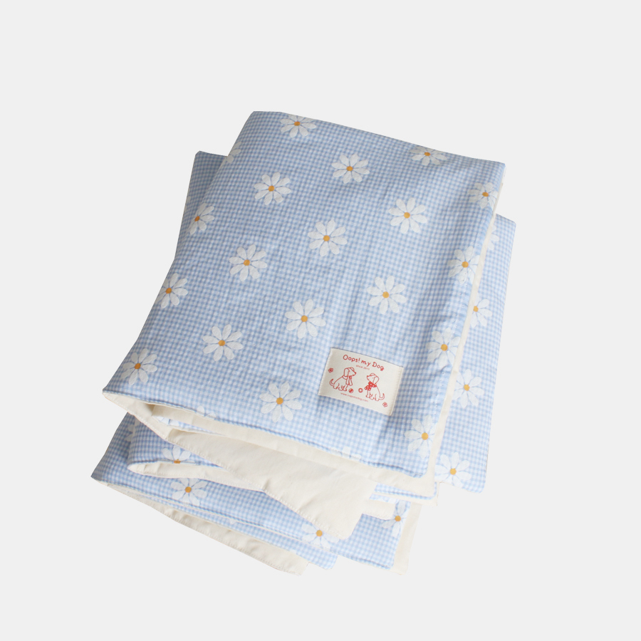 OOPS!｜ Baby Duvet 寶寶被 - 藍格小花