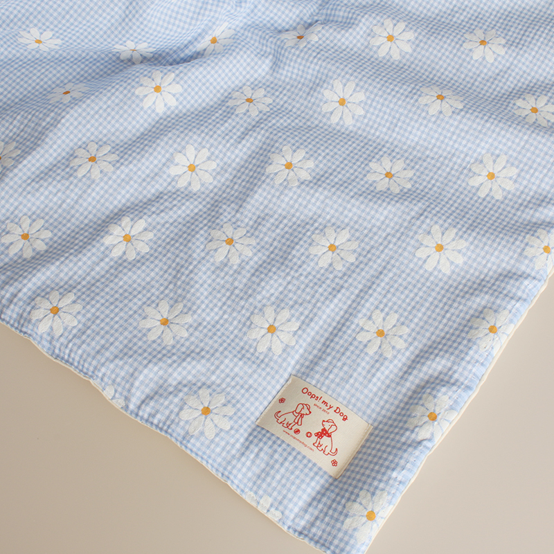 OOPS!｜ Baby Duvet 寶寶被 - 藍格小花