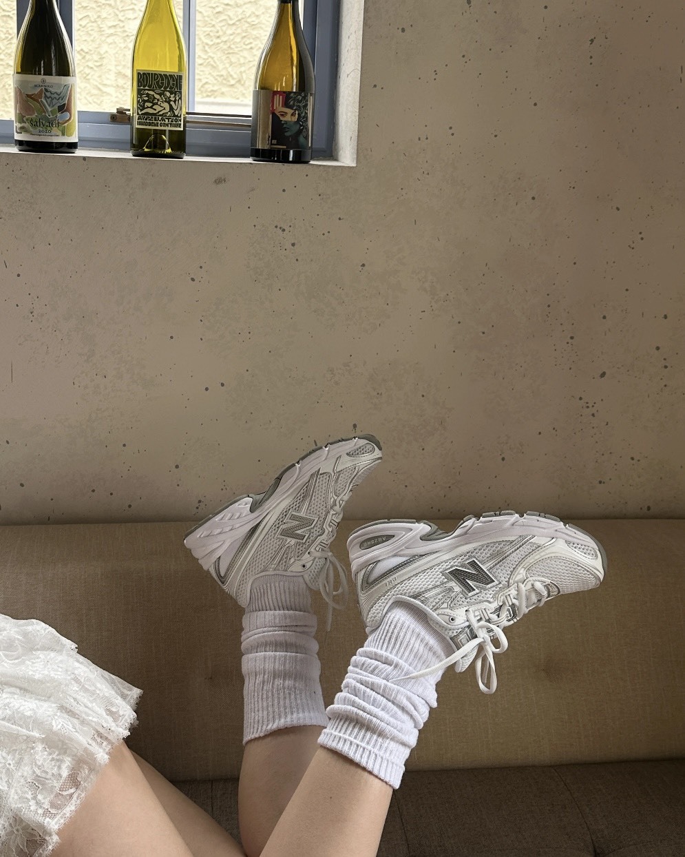 New Balance NB 740 復古 慢跑鞋 大童款 銀灰