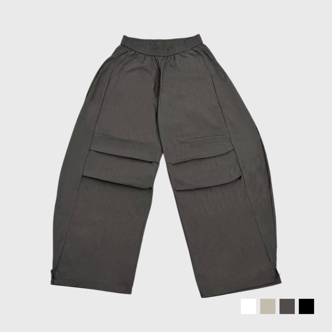 彎刀鬆緊工作褲