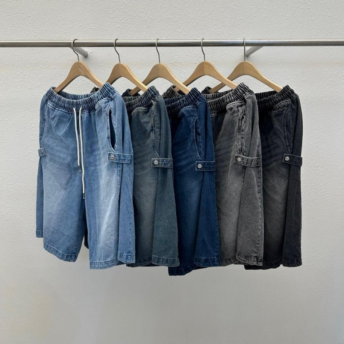 洗水牛仔短褲 P3083