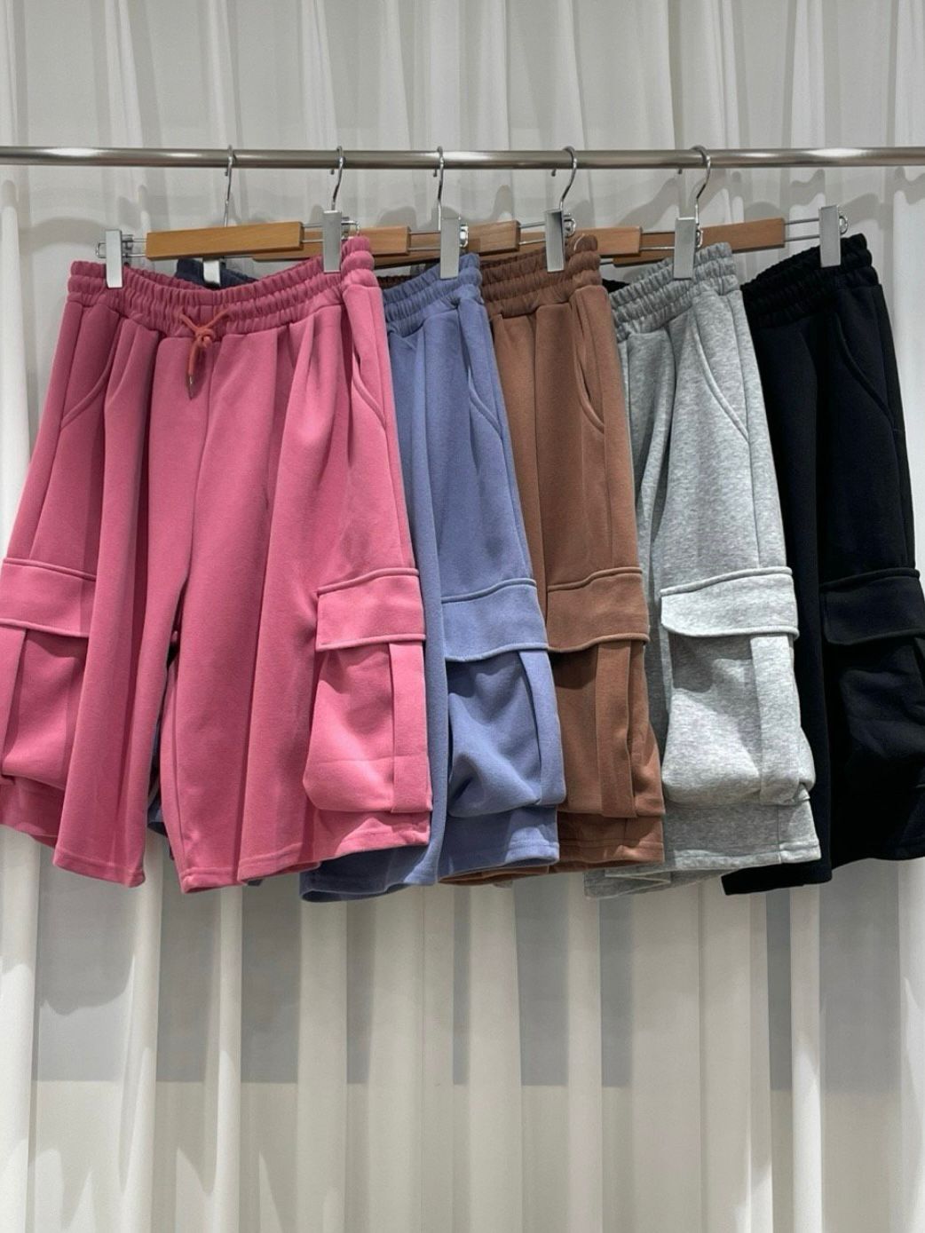 淨色工裝短褲 P3090