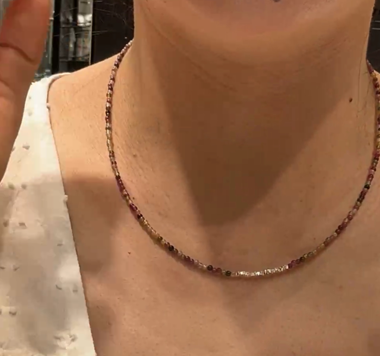 HM10 彩石頸鏈*一口價