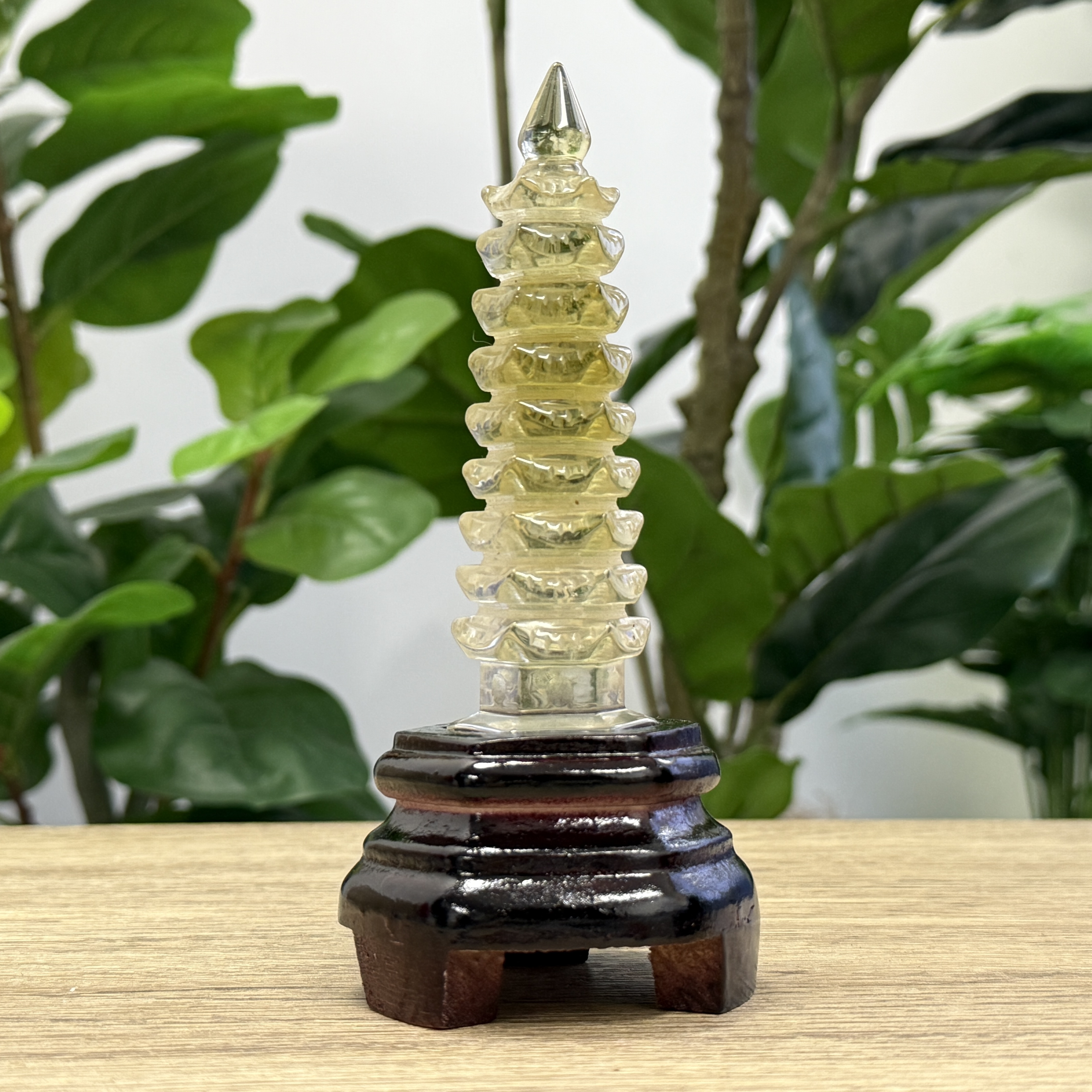黃水晶文昌塔 15.5cm C1703