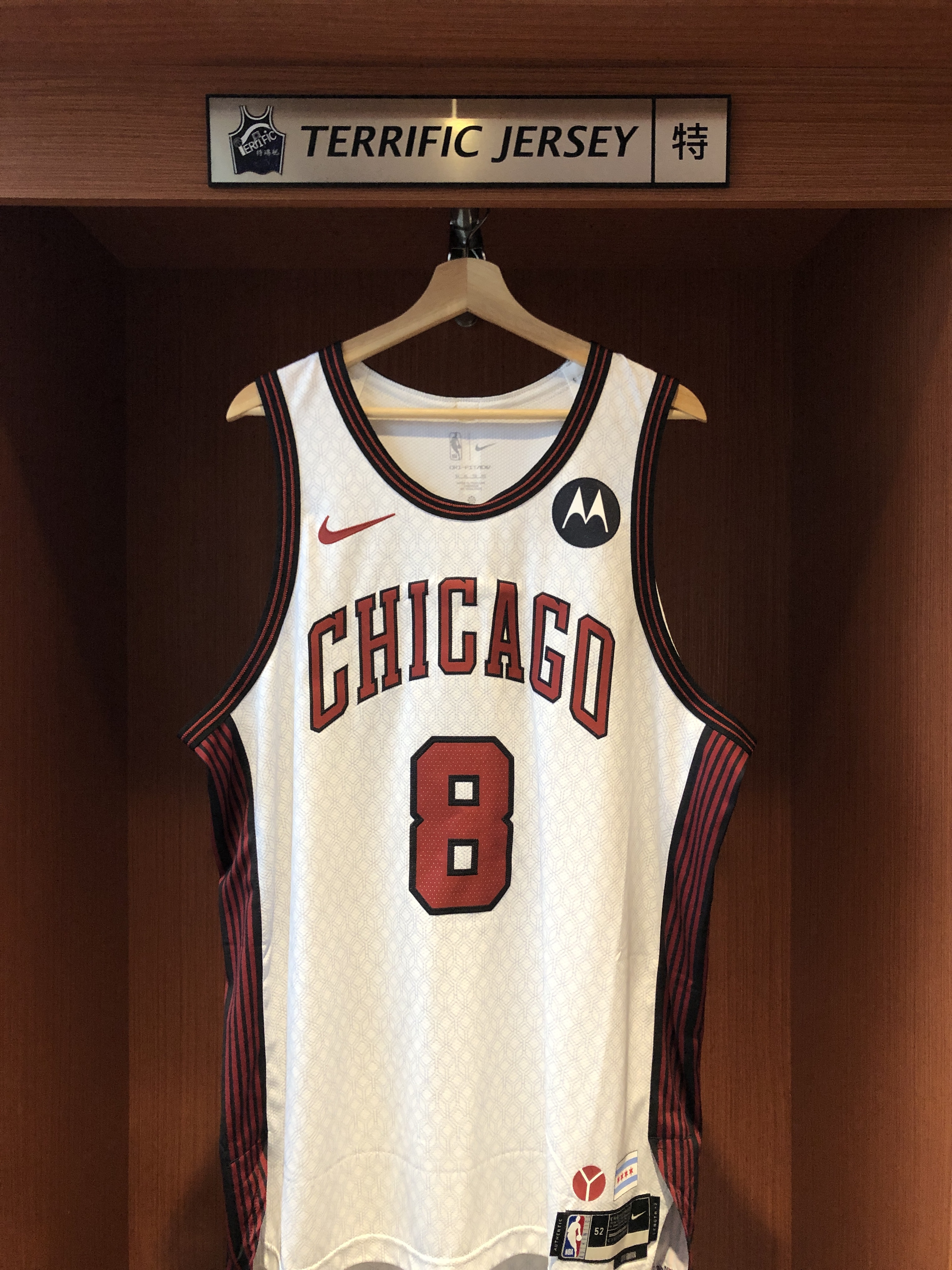 NBA球衣 Zach Lavine 芝加哥公牛城市 City Nike Authentic 球員版 電繡 含贊助商標 全新