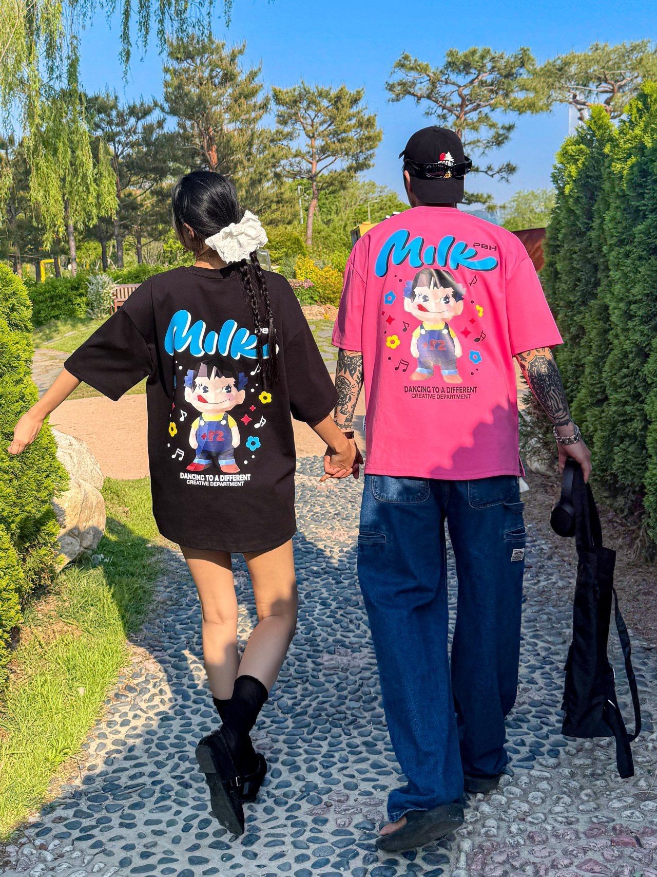 英文字圖案短袖Tee PLUS82HIYA-145T